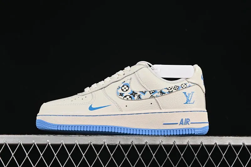 All categories Nk Air Force 1 Air Force series Nk Air Force 1 Low Air Force low-top Nike Air Force 1'07 Low LV joint milk white frost blue Air Force 1 low-top casual sneakers LW9279-017